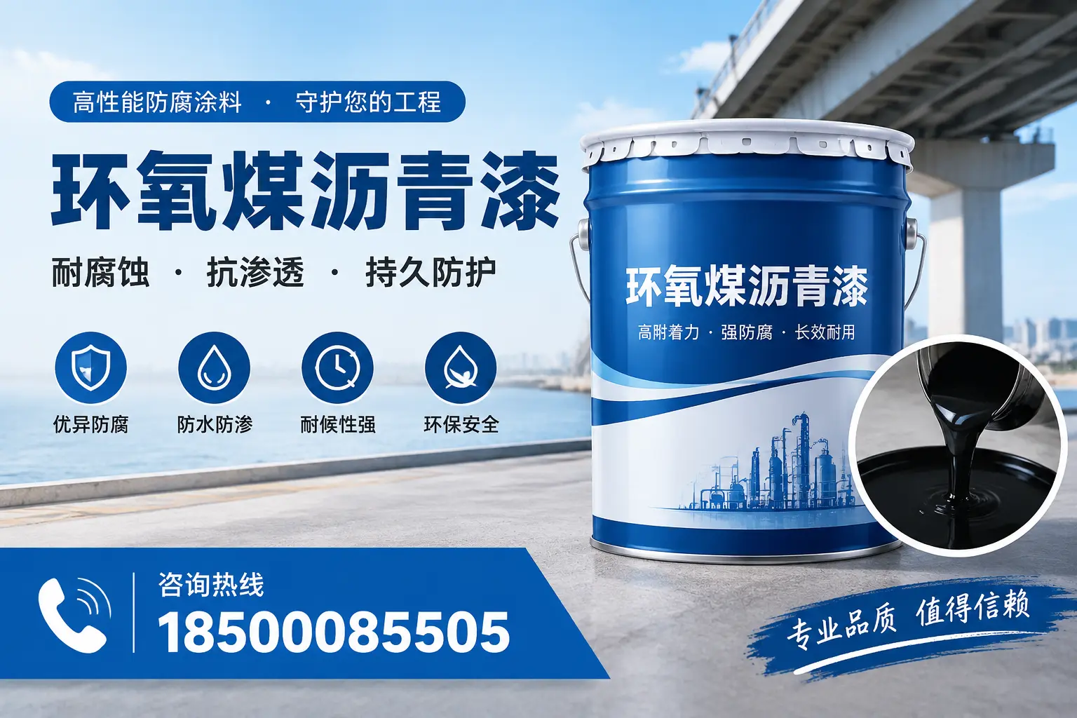 如何确保环氧煤沥青漆施工质量?资阳用户的质量控制